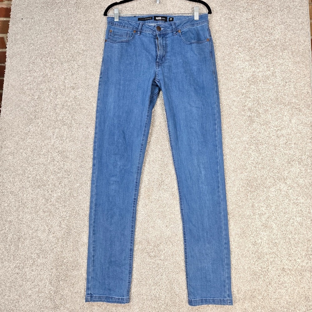 Barbell Apparel Jeans Mens 30x34 (fit 31x32) Blue Athletic Fit stretch
